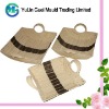 Wholesale Plastic Rattan Square Gift Basket with Handle
