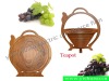 Wholesale Bamboo handicrafts gift teapot Fruit bamboo basket bamboo folding fruit basket