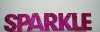 Wholesale glitter finish Wood Letter