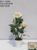 Wholesale Artificial rose with pot