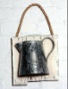 Wholesale watering can with hanging hook/ zinc flower pot