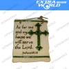 Wholesale ceramic personalized plaque,cross plaque