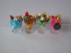 glass shape fridge sticker