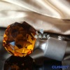 Wholesale Top quality amber crystal curtain finial