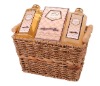 Wholesale vanilla natural bath gift basket