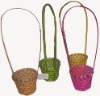 Wholesale Assorted color bamboo Easter baskets,gift basket
