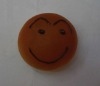 Wholesale Bread shape PU fridge magnet with smiling face