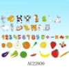 Wholesale Wooden magnetic fridge magnet(15pcs)