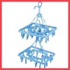 Wholesale housework plastic clothes hanger/peg hanger