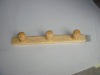 Wholesale Natural Pine Wooden Clothes and Hat Hanger