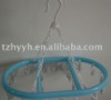 Wholesale plastic clothes hanger with 20 pegs/coat cloth hanger clip