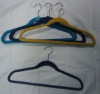 Wholesale anti-slipping flock hanger
