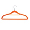 Wholesale Magic flocking plastic hanger 16" anti static skidprood