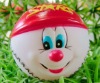 Wholesale vinyl tennis ball with red hat,dog product,plastic toy,pet toys,squeake toy for dog chew and play
