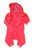 FASHION!!! Red Raincoats For Pets