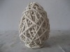 Wholesale 1pc white wicker garden decoration