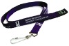 Wholesale heat transfer printed polyester lanyard with swivel J hook