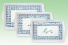 Wholesale 3pcs melamine plastic handle sandwich tray