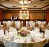 Wholesale Polyester white chair cover for wedding and hotel