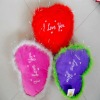Wholesale Plush heart cushion &plush and stuffed heart pillow&Valentine 's gifts