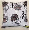 flock printing cushion