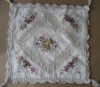 ribbon embroidery cushion cover