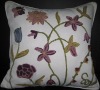 Wholesale Creweled Cushion Cover--Floral