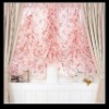 Wholesale 100%polyester printed kitchen curtain