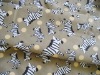 Wholesale Active cotton canvas cloth curtain - by/antependium/cushion/apron - little zebra