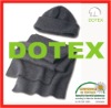 Wholesale polar fleece hat scarf set