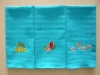 Wholesale 100% cotton waffle embroider tea towel