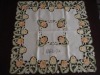 Wholesale embroidery floral table cloth
