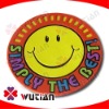 Wholesale WT-MT-0022 Soft PVC Smile Face Cup Mat Coaster