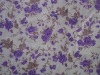 Wholesale flower printed cotton fabric for sheet