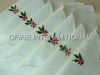 Wholesale beautiful machine embroidery table napkins