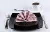Wholesale 100% Polyester red hotel polyester table napkin