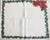 Wholesale 100% Polyester spun printed napkin