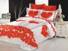 Wholesale satin silk valentine bedsheet