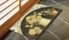 Wholesale Anti-slip floral design polyester rug