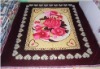 Wholesale knitting print polyester blanket