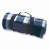 Wholesale rotary printed polar fleece throw