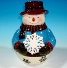 Wholesale Christmas Ceramic Snowman Cookie Jar