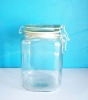 Wholesale glass airtight canister glass jar