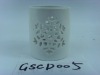 white ceramic votive candleholder