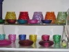 glass candle holder