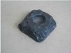 black slate candle holding