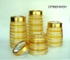 Wholesale CP066HWSH glass jar hand-painted with color with plastic lid