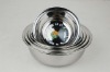 Wholesale stainless steel salad bowl/food plate
