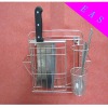 Wholesale round cutting board holder kitchen tool rack kitchenware