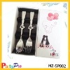 Wholesale hollow heart-shaped stainless steel spoon & fork